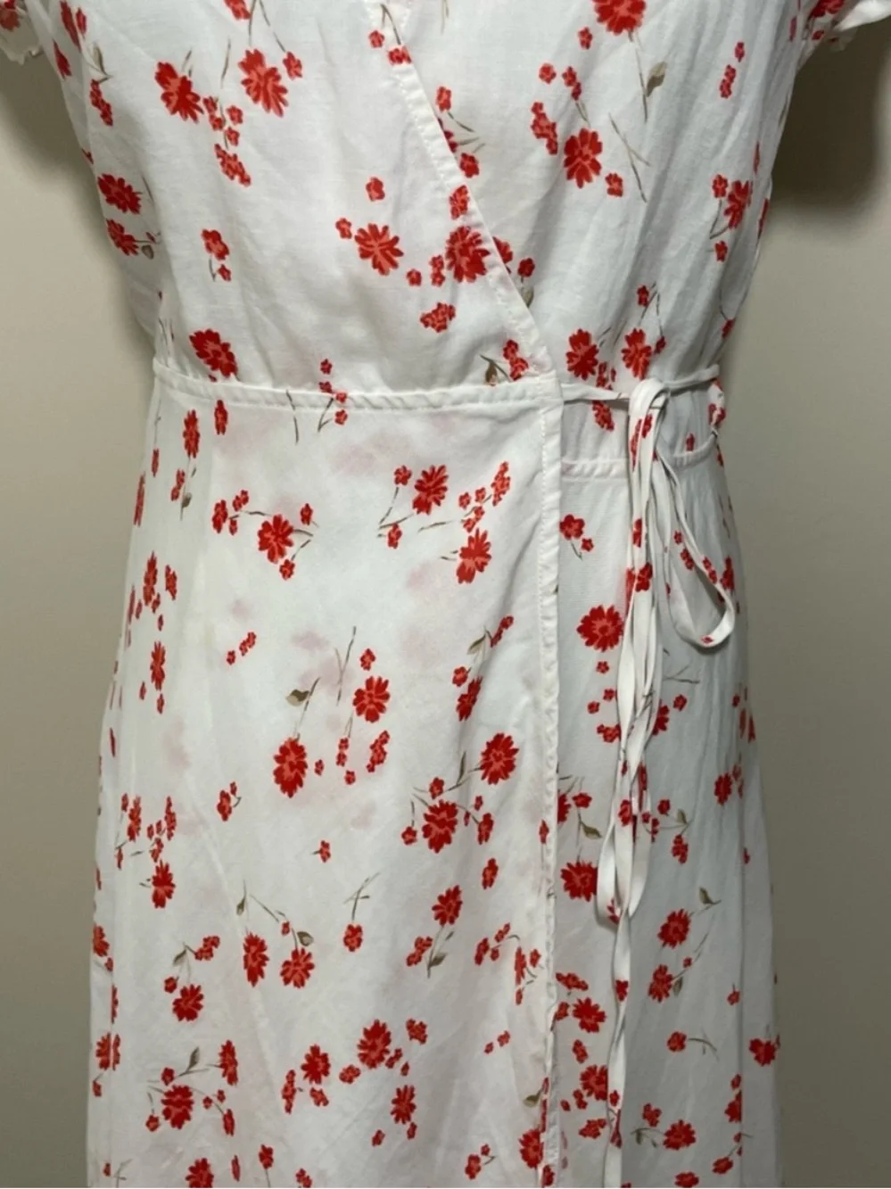 Reformation Ports Wrap Mini Dress Eleanor Print - Picture 4 of 12
